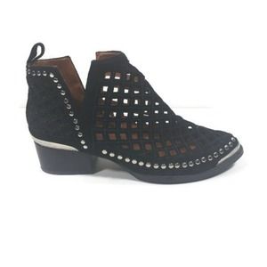 Black Studded Ankle Boots